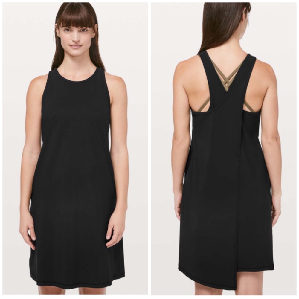 Lululemon early morning dress black 10